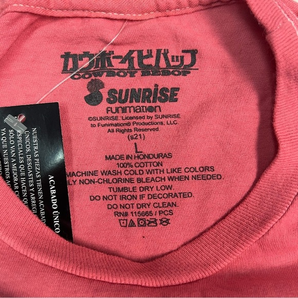 Cowboy Bebop Spike Spiegel Mens T-Shirt Graphic Red T-Shirt Size L - Picture 4 of 5